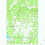 United States Geological Survey Elk, WA (1968, 24000-Scale) digital map