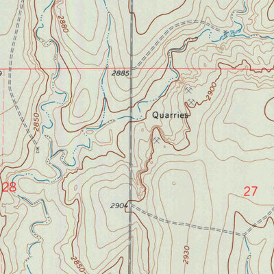 United States Geological Survey Elkader NW, KS (1972, 24000-Scale) digital map