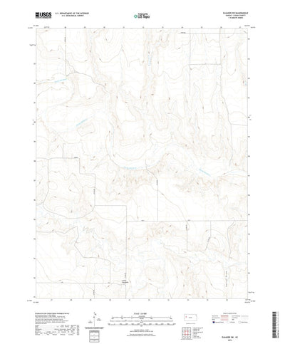 United States Geological Survey Elkader SW, KS (2022, 24000-Scale) digital map