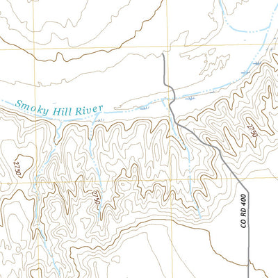 United States Geological Survey Elkader SW, KS (2022, 24000-Scale) digital map