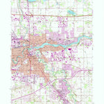 United States Geological Survey Elkhart, IN (1961, 24000-Scale) digital map