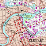 United States Geological Survey Elkhart, IN (1961, 24000-Scale) digital map