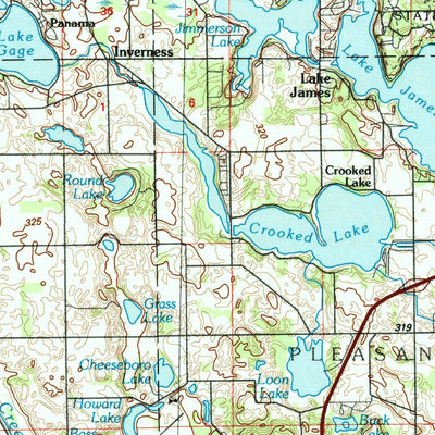 United States Geological Survey Elkhart, IN-MI (1985, 100000-Scale) digital map