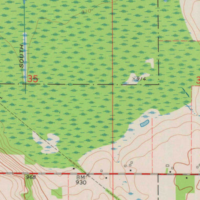 United States Geological Survey Elkhart Lake, WI (1974, 24000-Scale) digital map