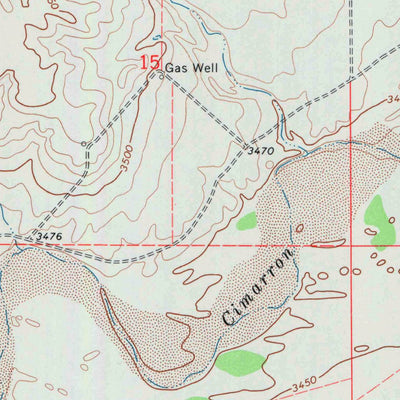 United States Geological Survey Elkhart North, KS (1973, 24000-Scale) digital map