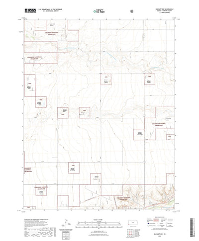 United States Geological Survey Elkhart NW, KS (2022, 24000-Scale) digital map