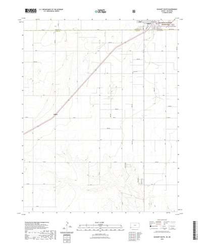United States Geological Survey Elkhart South, KS (2022, 24000-Scale) digital map
