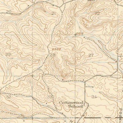 United States Geological Survey Elkhead Creek, CO (1924, 62500-Scale) digital map