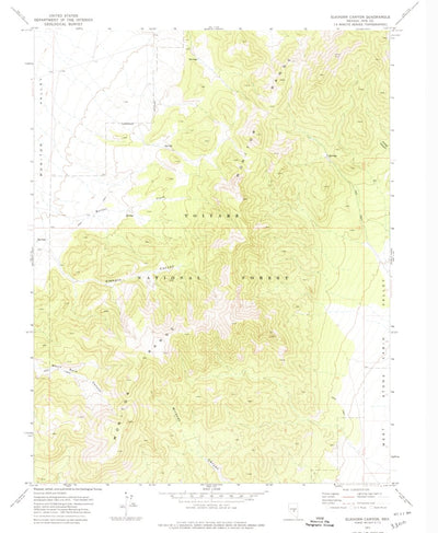 United States Geological Survey Elkhorn Canyon, NV (1971, 24000-Scale) digital map