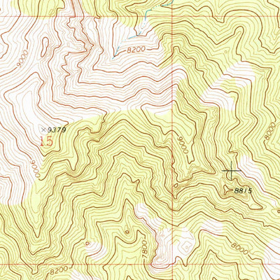 United States Geological Survey Elkhorn Canyon, NV (1971, 24000-Scale) digital map