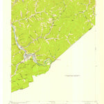 United States Geological Survey Elkhorn City, KY-VA (1954, 24000-Scale) digital map