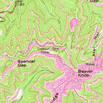 United States Geological Survey Elkhorn City, KY-VA (1963, 24000-Scale) digital map