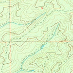 United States Geological Survey Elkhorn Creek, WA (1986, 24000-Scale) digital map