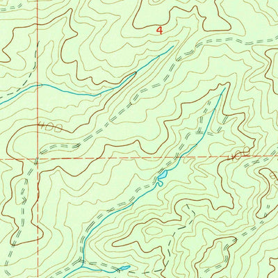 United States Geological Survey Elkhorn Creek, WA (1986, 24000-Scale) digital map