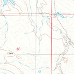 United States Geological Survey Elkhorn Creek West, MT (1980, 24000-Scale) digital map