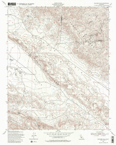 United States Geological Survey Elkhorn Hills, CA (1954, 24000-Scale) digital map