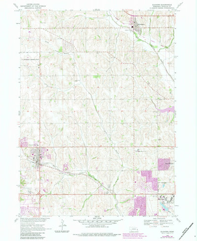 United States Geological Survey Elkhorn, NE (1968, 24000-Scale) digital map