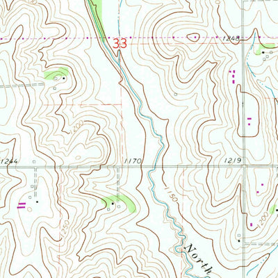 United States Geological Survey Elkhorn, NE (1968, 24000-Scale) digital map