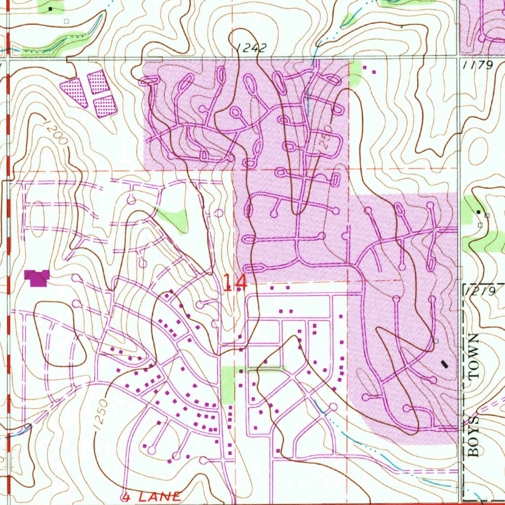 Elkhorn, NE (1968, 24000-Scale) Map by United States Geological Survey ...