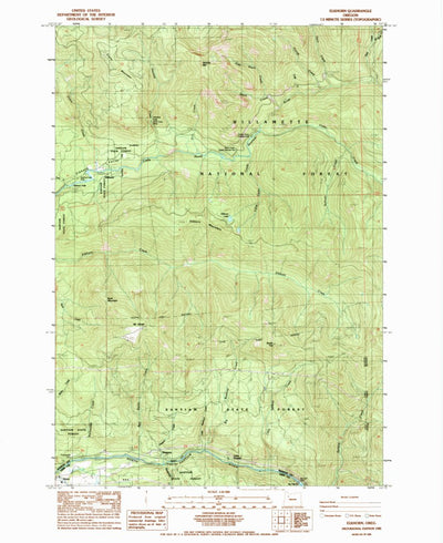United States Geological Survey Elkhorn, OR (1985, 24000-Scale) digital map