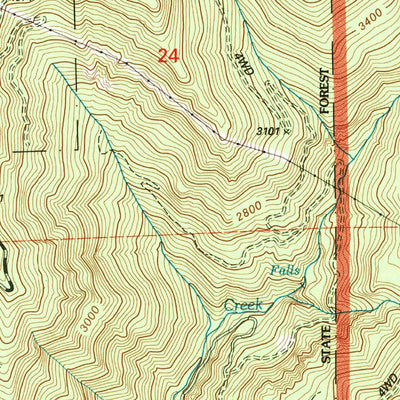 United States Geological Survey Elkhorn, OR (1994, 24000-Scale) digital map
