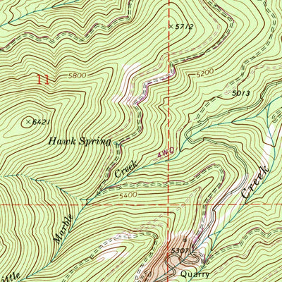 United States Geological Survey Elkhorn Peak, OR (1972, 24000-Scale) digital map