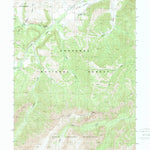 United States Geological Survey Elkhorn Peak, WY (1989, 24000-Scale) digital map