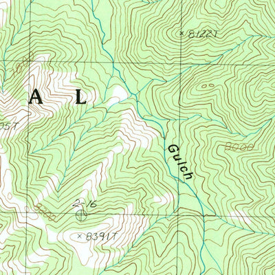 United States Geological Survey Elkhorn Peak, WY (1989, 24000-Scale) digital map