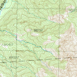 United States Geological Survey Elkhorn Peak, WY (1989, 24000-Scale) digital map