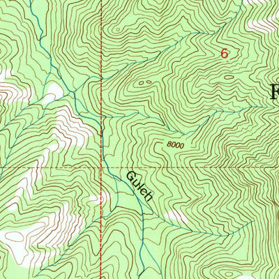United States Geological Survey Elkhorn Peak, WY (1991, 24000-Scale) digital map
