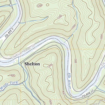 United States Geological Survey Elkhurst, WV (2023, 24000-Scale) digital map