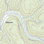 United States Geological Survey Elkhurst, WV (2023, 24000-Scale) digital map