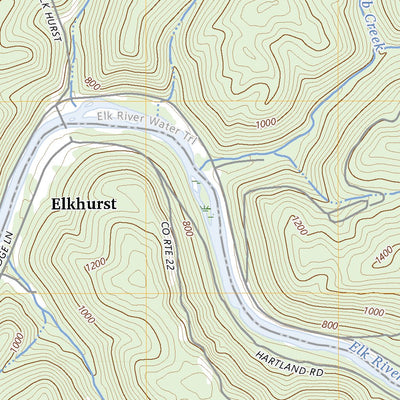United States Geological Survey Elkhurst, WV (2023, 24000-Scale) digital map