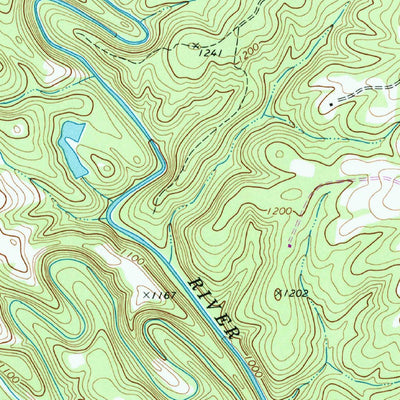 United States Geological Survey Elkin North, NC (1971, 24000-Scale) digital map