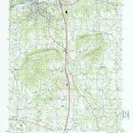 United States Geological Survey Elkin South, NC (1996, 24000-Scale) digital map