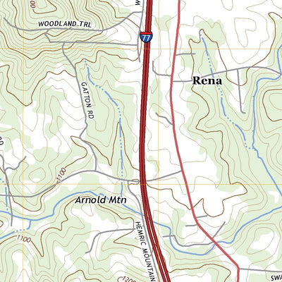 United States Geological Survey Elkin South, NC (2022, 24000-Scale) digital map