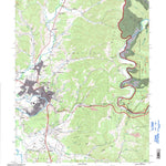 United States Geological Survey Elkins, WV (1995, 24000-Scale) digital map