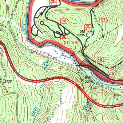 United States Geological Survey Elkins, WV (1995, 24000-Scale) digital map