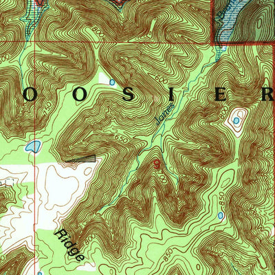 United States Geological Survey Elkinsville, IN (1966, 24000-Scale) digital map