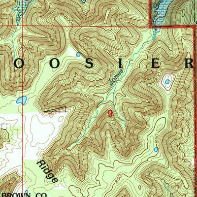 United States Geological Survey Elkinsville, IN (1993, 24000-Scale) digital map