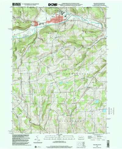 United States Geological Survey Elkland, PA-NY (1999, 24000-Scale) digital map