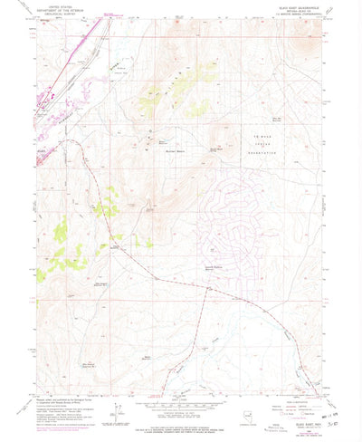 United States Geological Survey Elko East, NV (1962, 24000-Scale) digital map