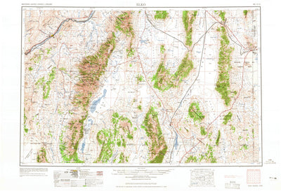 United States Geological Survey Elko, NV-UT (1965, 250000-Scale) digital map