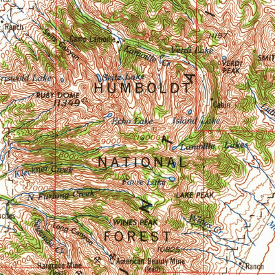 United States Geological Survey Elko, NV-UT (1965, 250000-Scale) digital map