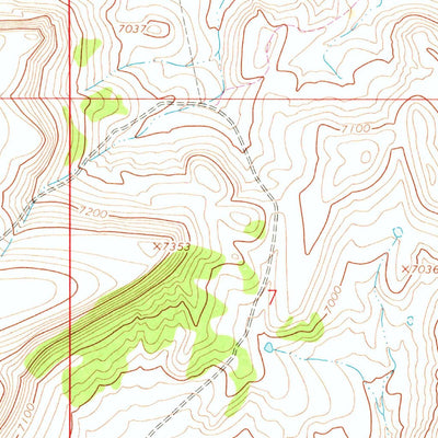 United States Geological Survey Elkol SW, WY (1962, 24000-Scale) digital map