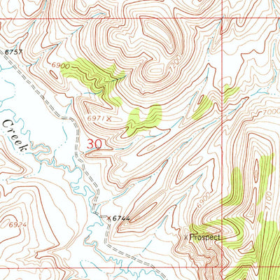 United States Geological Survey Elkol SW, WY (1962, 24000-Scale) digital map