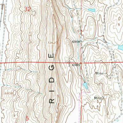 United States Geological Survey Elkol, WY (1962, 24000-Scale) digital map