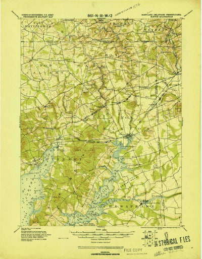 United States Geological Survey Elkton, MD-DE-PA (1917, 62500-Scale) digital map