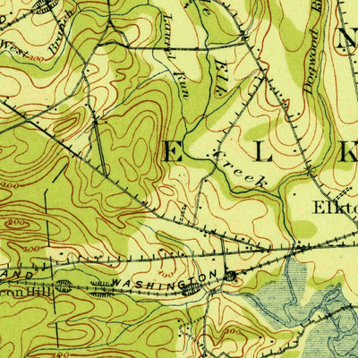 United States Geological Survey Elkton, MD-DE-PA (1917, 62500-Scale) digital map
