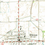 United States Geological Survey Elkton, MI (1970, 24000-Scale) digital map